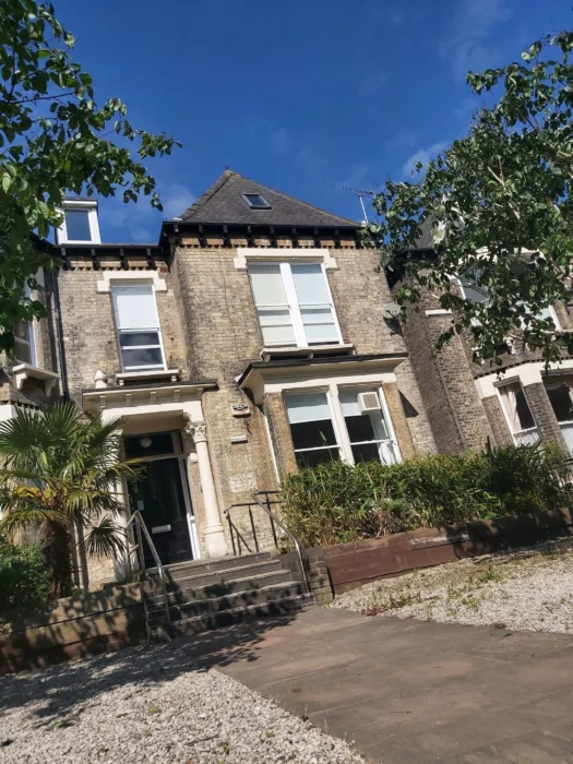 Exterior view of the therapy practice building on Beverley Road